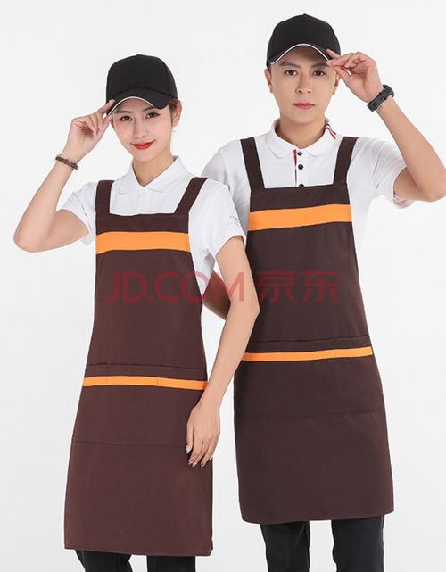 印字餐饮餐厅服务员工作服奶茶店水果店烧烤店卤味店围腰工厂车间围裙
